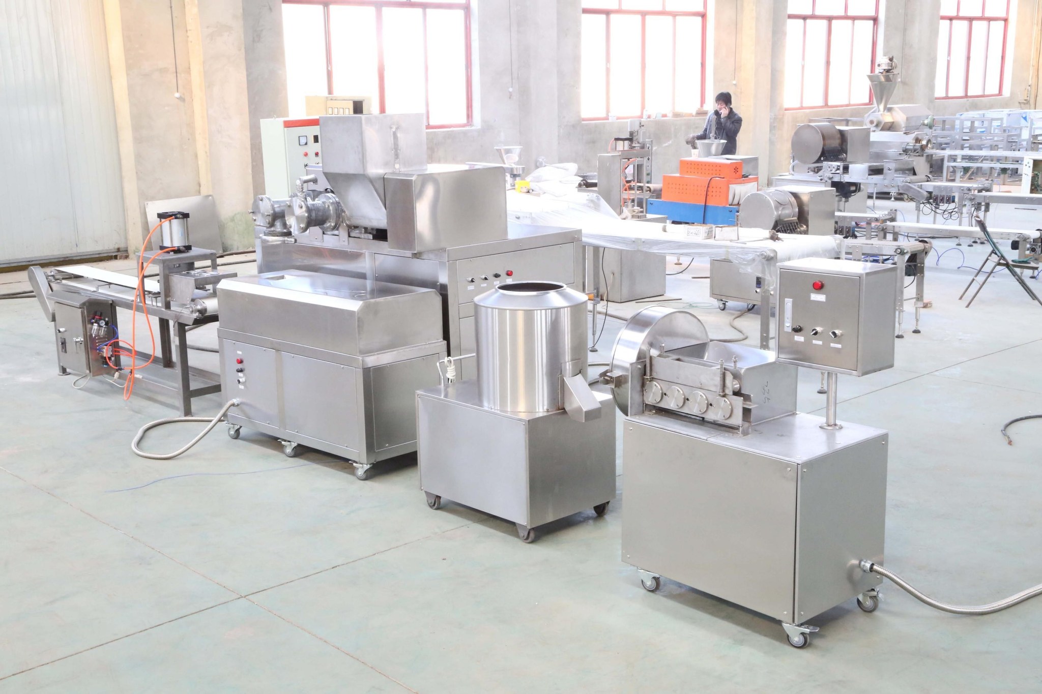 6FSJ-100 — prawn cracker production line